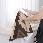 Earth Aztec Set of 2 Dish Towels Kitchen Towel Made in America - Qu!rk Boutique