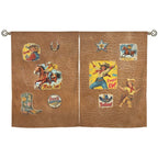 Vintage Cowgirl Window Curtains 28"x40" (2-Piece) Made in America - Qu!rk Boutique
