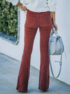Corduroy Flare Pants - Qu!rk Boutique