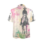 Baha Ranch Retro Pop Western Trail Ride Polo Shirt - Qu!rk Boutique