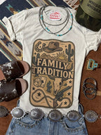 Family Tradition Graphic Tee - Qu!rk Boutique