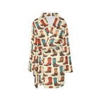 Baha Ranch Got My Boots Western Bath Robe - Qu!rk Boutique