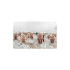 Highland Cow Herd Floor Mat Kitchen Mat 32"x20" Made in America - Qu!rk Boutique
