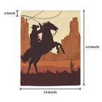 Desert Cowboy Curtains 52"x63" (2-Piece) Made in America - Qu!rk Boutique