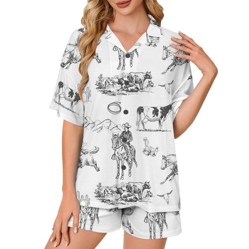 Baha Ranch Ranch Life Women's Pajama Set Made in America - Qu!rk Boutique
