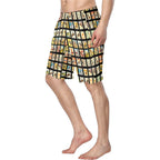 Vintage Cowboy Collage Western Men's Swim Trunk Shorts - Qu!rk Boutique