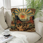Southwestern Desert Pillow Case Made in America - Qu!rk Boutique