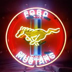 Ford Mustang Car Logo Neon Signs - Qu!rk Boutique