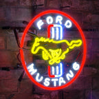Ford Mustang Racing Car Auto Neon Signs Light - Qu!rk Boutique