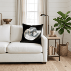 Baha Ranch Disco Hat Velvety Soft Pillow Cover Made in America - Qu!rk Boutique
