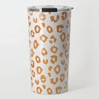 Copper Leopard Print Travel Mug - Qu!rk Boutique