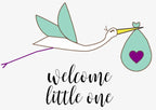 Organic full care new baby gift set - welcome little one! - Qu!rk Boutique