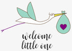 Organic new baby gift set - welcome little one! - Qu!rk Boutique