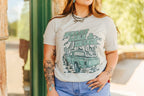 Heart Like A Truck Graphic Tee - Turquoise - Qu!rk Boutique