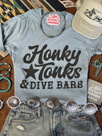 Honky Tonks & Dive Bars Graphic Tee - Qu!rk Boutique