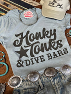 Honky Tonks & Dive Bars Graphic Tee - Qu!rk Boutique