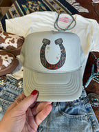 Horse Shoe Trucker Hat - Qu!rk Boutique