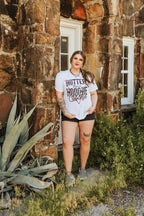Hotter Than A Hoochie Coochie Graphic Tee - White - Qu!rk Boutique
