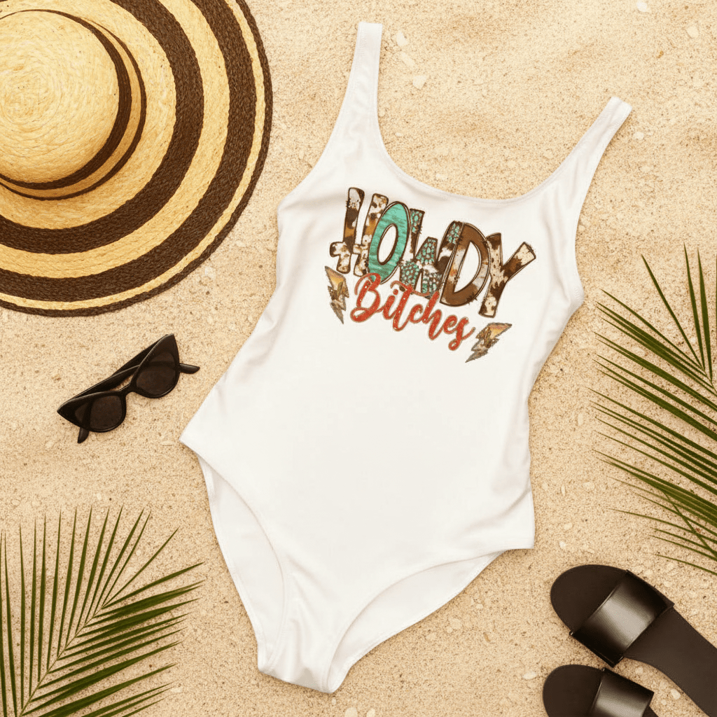 Yeehaw Howdy Bitches Swimsuit - Qu!rk Boutique