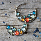 Solar System Hoop Earrings - Qu!rk Boutique