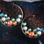 Solar System Hoop Earrings - Qu!rk Boutique