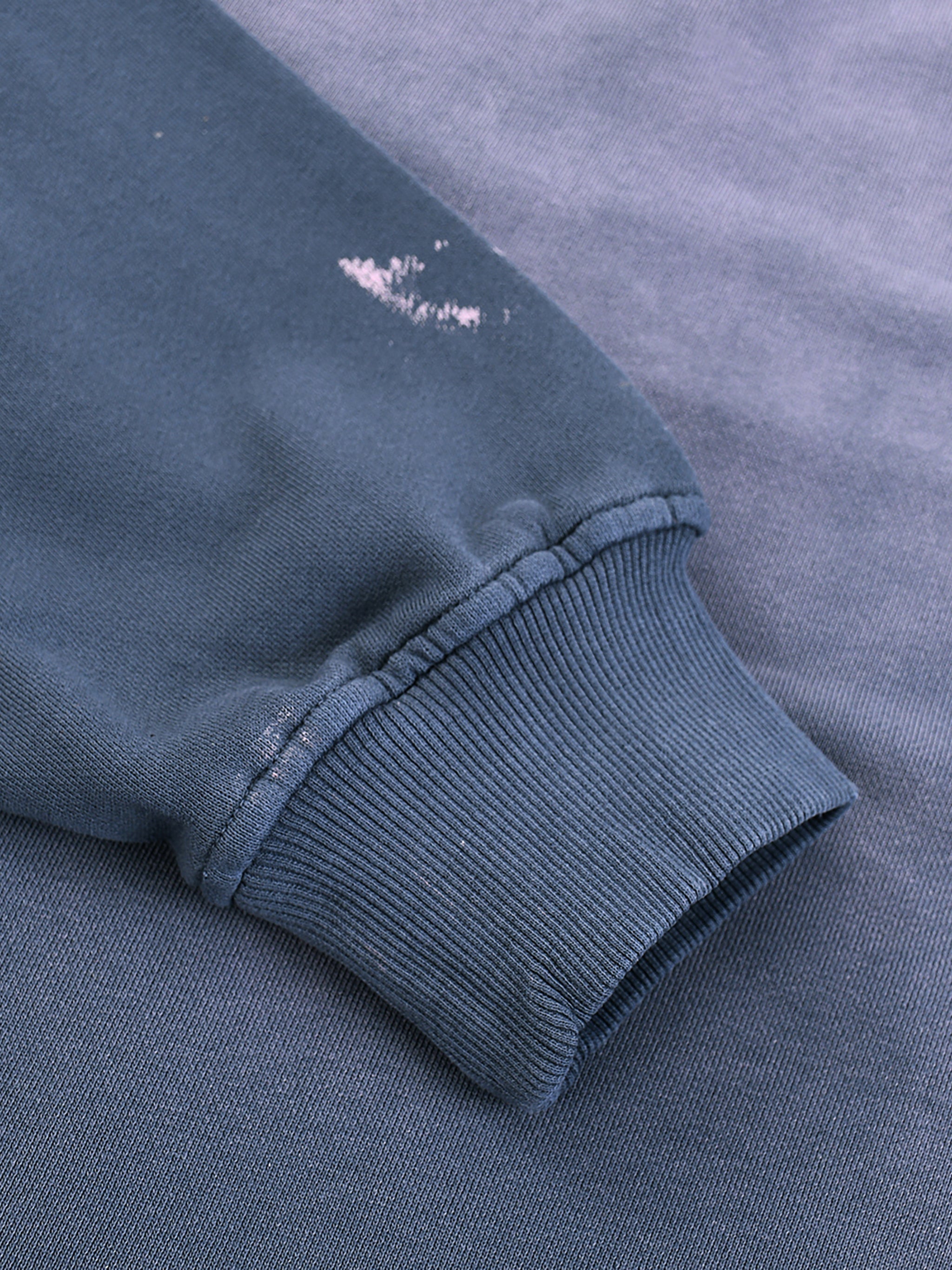 Amaru Khan Stars Handcrafted Vintage Wash Drop-Shoulder Sweatshirt