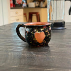 Calliope Heart Mug - Black Explosion - Qu!rk Boutique