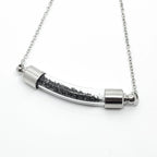 Stardust Vial Specimen Necklace with Meteorite - Qu!rk Boutique