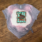 Let er Buck - Cowboy & Bronc w/ Leopard & Serape