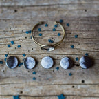 Interchangeable Moon Phase Cuff Bracelet - Qu!rk Boutique