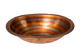 Handcrafted hammered copper bowl with iridescent finish, artisan gift from Qu!rk Boutique