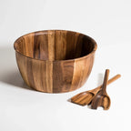 Soro Xtra Large Salad Bowl with Servers - Qu!rk Boutique