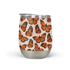 Monarch Butterfly Wine Tumbler - Qu!rk Boutique