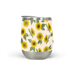Sunflower Wine Tumbler - Qu!rk Boutique