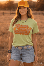 Leave Me Alone Retro Flower Graphic Tee - Qu!rk Boutique