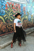 Let's Rodeo America Graphic Tee - Qu!rk Boutique