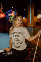 Live Country Music Graphic Tee - Qu!rk Boutique