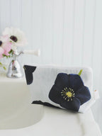 Makeup Bag: Black Hellebore on Snow - Qu!rk Boutique