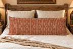 Baha Ranch Brown Aztec Body Pillow Cover Made in America - Qu!rk Boutique