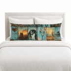 Baha Ranch Turquoise Dreams Body Pillow Cover Made in America - Qu!rk Boutique