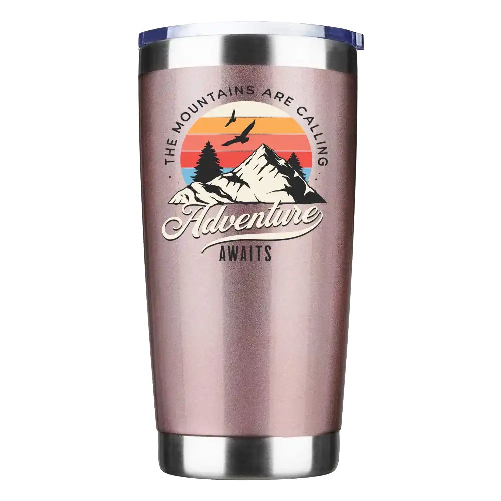 The Mountains Are Calling 20oz Insulated Vacuum Sealed Tumbler - Qu!rk Boutique