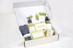 Holiday Gift for Dad -Fresh earthy Natural skincare set, Eucalyptus Men Grooming kit - Qu!rk Boutique
