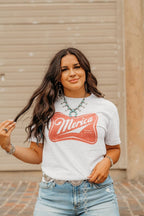 Merica Red Logo Graphic Tee - Qu!rk Boutique