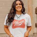 Merica Red Logo Graphic Tee - Qu!rk Boutique
