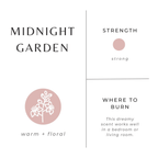 ☼ Midnight Garden - Lavender + Rosemary + Geranium - Qu!rk Boutique
