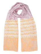 Paisley & Stripe Scarf - Qu!rk Boutique