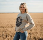 Pasture Sunset Graphic Sweatshirt - Qu!rk Boutique