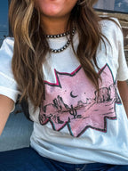Pink Desert Graphic Tee - Qu!rk Boutique