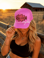 Pink Desert Trucker Hat - Qu!rk Boutique