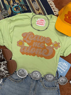 Leave Me Alone Retro Flower Graphic Tee - Qu!rk Boutique